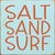 Salt Sand Surf Orange Wall Art