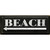 To the Beach Wood Sign