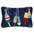 Colorful Buoys Hooked Wool Pillow