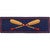 Crossed Paddles Hooked Wool Rug