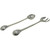 Pewter Seashell Serving Spoon Set