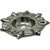 Pewter Seashells Serving Bowl