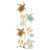 Swimming Sea Turtles Metal Wall Art