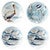 Seaside Birds Ceramic Soup Bowls - Set of 4