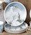 Seaside Birds Ceramic Dinner Plates - Set of 4