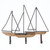 Wood & Metal Sailboat Wall Hooks