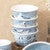 Seaside Birds Ceramic Ice Cream Bowls - Set of 4