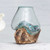 Organic Blown Glass & Root Bowl - Small
