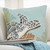 Coral Turtle Accent Pillow