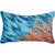 Fire Coral Oblong Accent Pillow