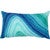 Aqua Currents Oblong Accent Pillow