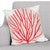 Fan Coral Square Accent Pillow - Magenta - OUT OF STOCK UNTIL 08/13/2026