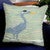 Heron Stance Accent Pillow