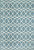 Baja Circlet Blue Rug - 4 x 6