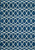 Baja Circlet Navy Rug - 2 x 4