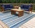 Seaside Serape Indoor/Outdoor Rug - 8 Ft. Square