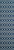 Baja Circlet Navy Rug - 2 x 8