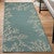 Aqua Coral Cluster Rug - 2 x 5