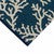 Navy Coral Cluster Rug - 2 x 4
