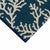 Navy Coral Cluster Rug - 2 x 5