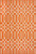 Baja Diamond Geo Orange Rug - 5 x 8