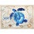 Blue Turtle Accent Rug