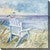 Beachside Chair & Birds Outdoor Wall Art
