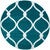 Turquoise Net Rug - 8 Ft. Round