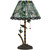 Bamboo Stained Glass Table Lamp