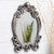 Silver Octopus Wall Mirror