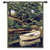 Barca y Palmeras Wall Tapestry