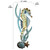 Seahorse Garden Metal Wall Art