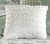 White Bliss Fringed Pillow
