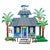 St. Kitts Beach House Metal Wall Art