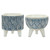 Leafy Elevated Planters - Set of 2