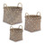 Maui Wicker Baskets - Set of 3
