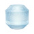 Diamond Blue Glass Vase - Large