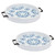 Blue Tie Dye Trays - Set of 2