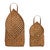 Bamboo Nest Hanging Baskets - Set of 2