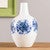 Blue Tie Dye Vase