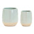 Pristine Leaf Pots - Set of 2