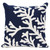 Barrier Reef Navy Indoor/Outdoor Pillow