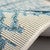 Coral Fan Aqua Indoor/Outdoor Rug - 3 Ft. Round