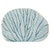 Coral Fan Aqua Indoor/Outdoor Rug - 3 x 3 Oval - OUT OF STOCK UNTIL 04/09/2026