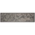 Tropical Sea Life Black Indoor/Outdoor Rug - 2 x 8
