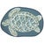 Blue Turtle Shaped Indoor/Outdoor Mat - OUT OF STOCK UNTIL 06/18/2025