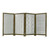 Whitewashed Carved Wood Screen