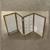 Whitewashed Carved Wood Screen