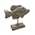 Fantail Carved Fish