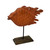 Orange Sunfish Carved Fish